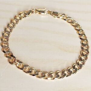 18kt Men's Gold Plated Bracelet